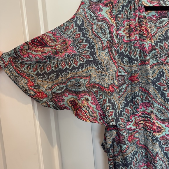 Karma Highway silk wrap tie   dress . - Picture 4 of 6